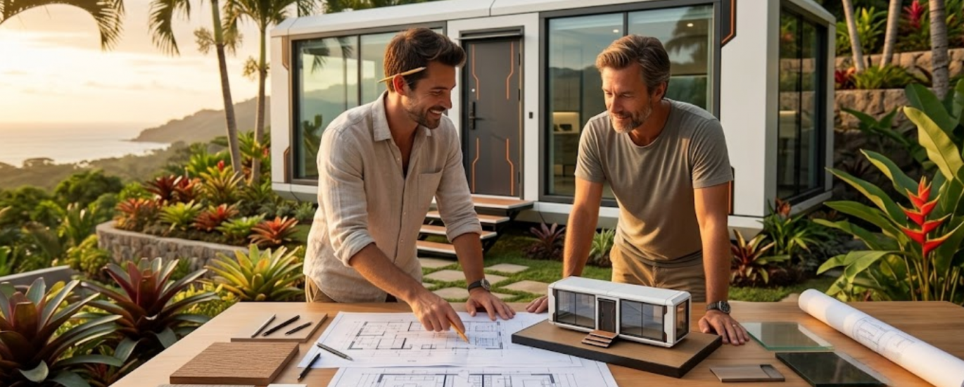 Expat and designer planning a Woodstock Microhome in Costa Rica.