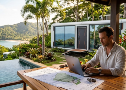 Expat investor reviewing a Woodstock Microhome opportunity in Costa Rica.